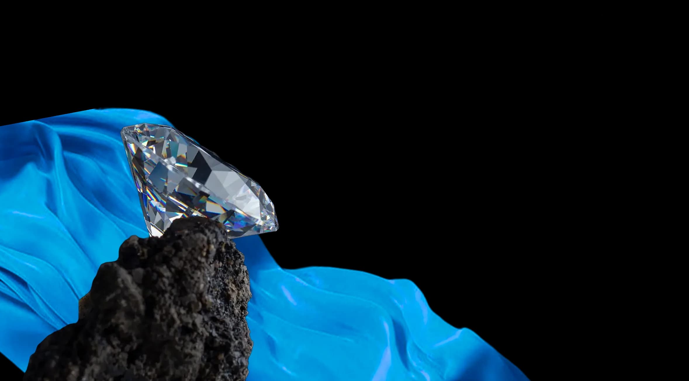 Rough to brilliant diamond